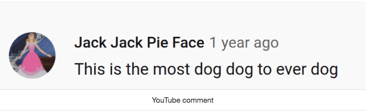 Youtube Comment