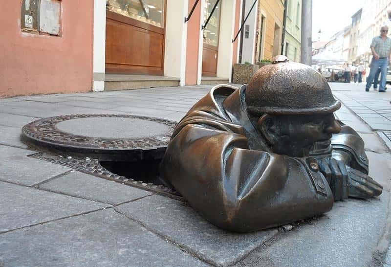3. Man At Work, Bratislava, Slovakia