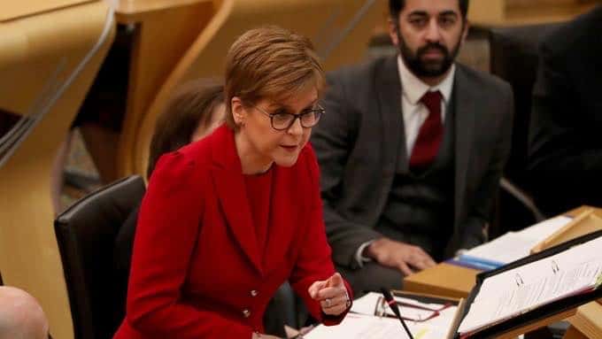 Nicola Sturgeon said she was monitoring the situation closely. Credit: PA