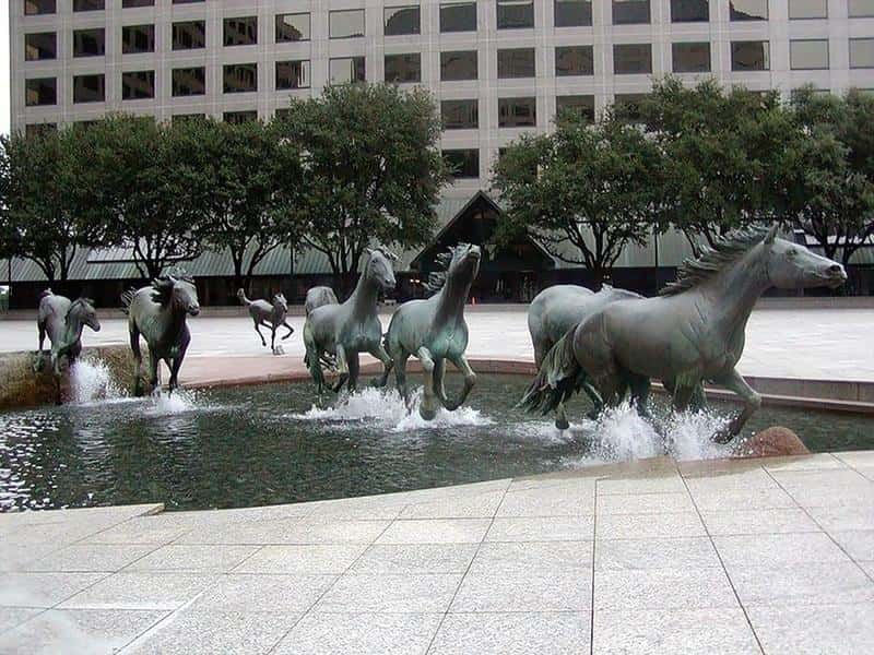 11. Mustangs by Robert Glen, Las Colinas, Texas