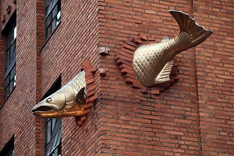 14. Salmon Sculpture, Portland, Oregon