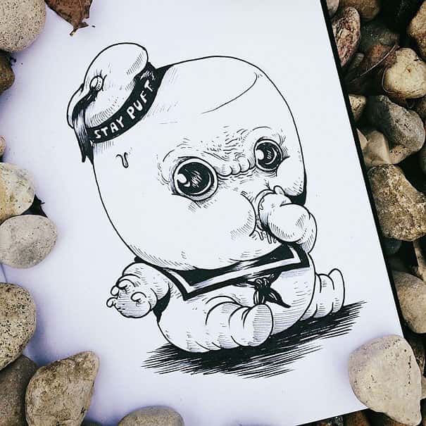 Stay Puft Marshmallow Baby