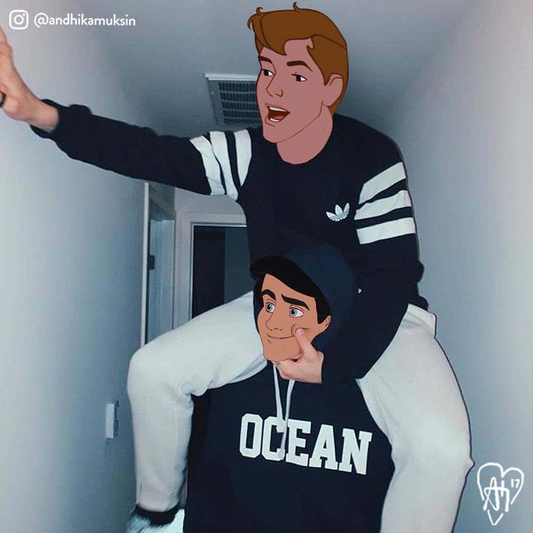 bromantic and fun photos of Eric and Phillip
