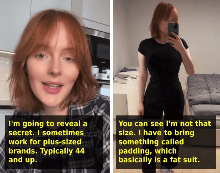 Plus-size model' reveals fat suit secret, explains why plus-size