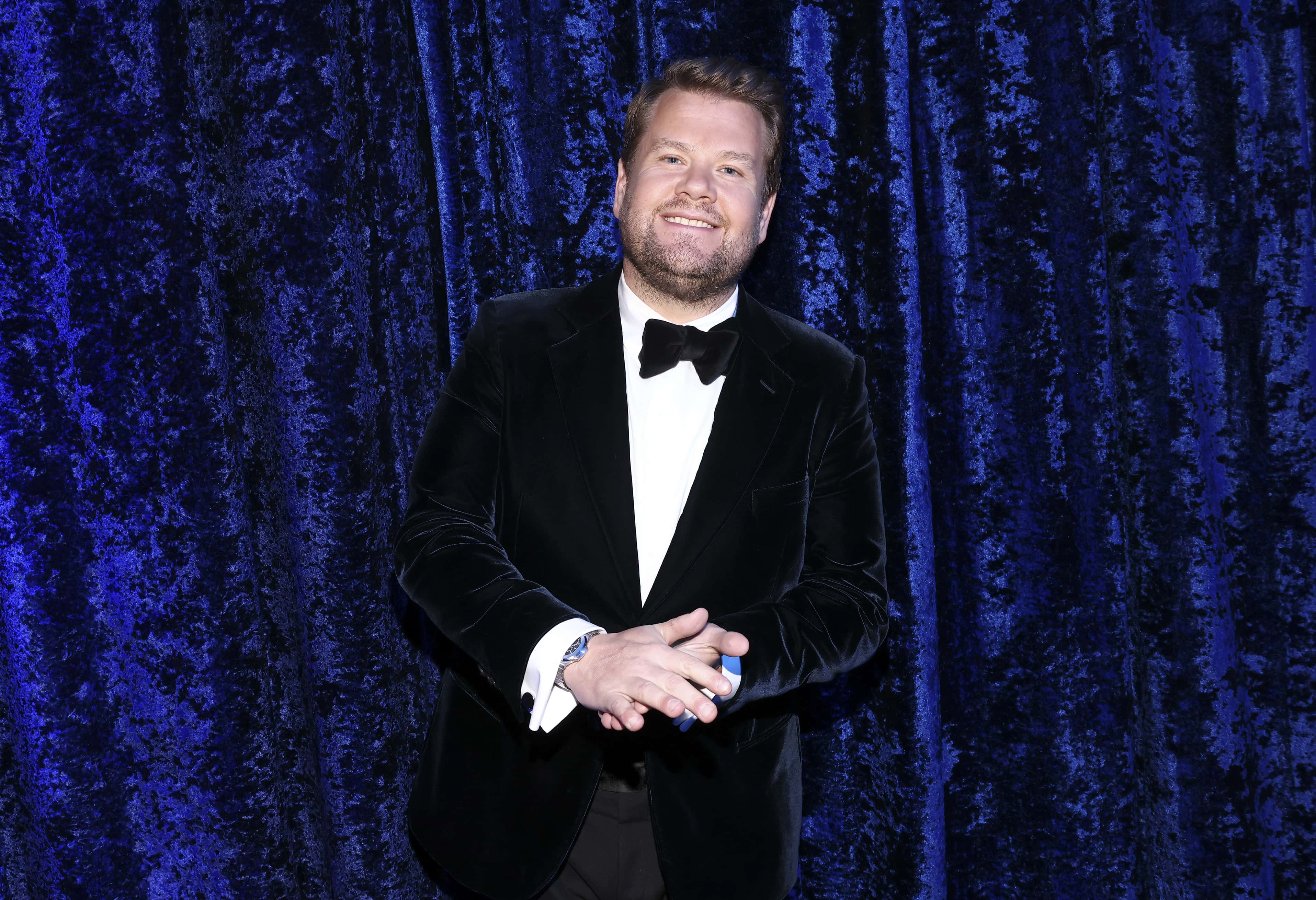 Image Source: James Corden attends the Ninth Breakthrough Prize Ceremony at Academy Museum of Motion Pictures on April 15, 2023 - Getty Images | Tommaso Boddi