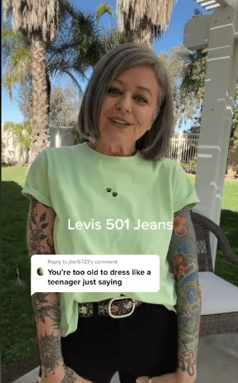 Woman In Her 50s Gets Told She's “Too Old To Dress Like A Teenager” –  Responds With Her Outfit