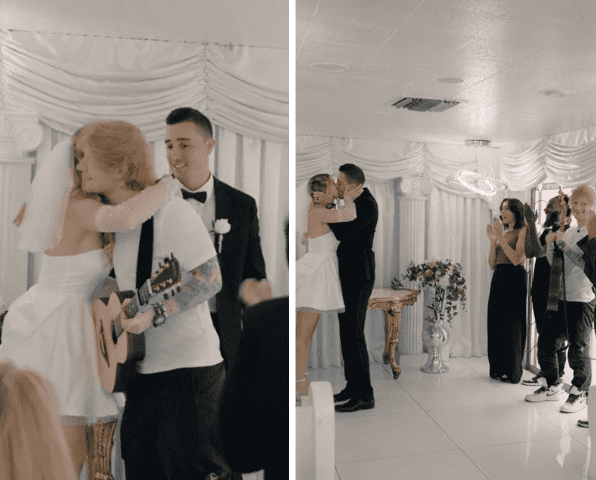 Ed Sheeran Crashes a Vegas Wedding and Performs for the Couple