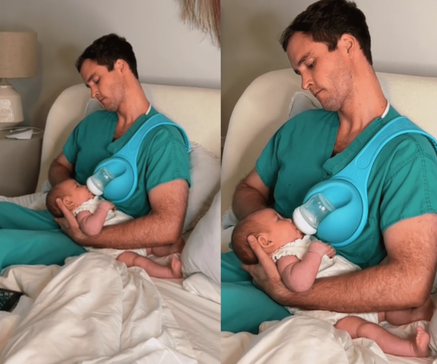 Breastfeeding a man 2024 like a baby