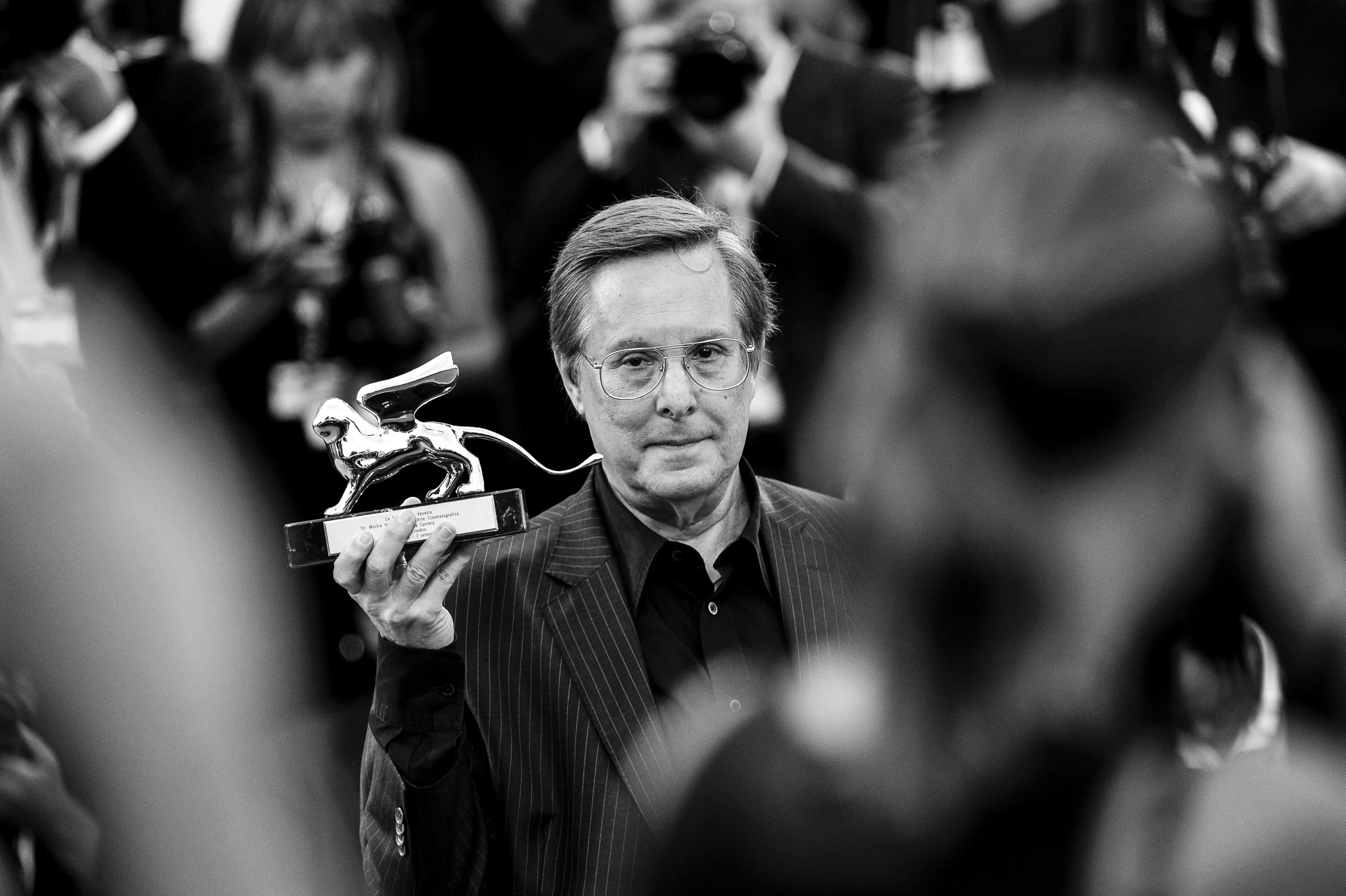 Image Source: William Friedkin poses with his 'Leono d'Oro alla Carriera' prize at the Lifetime Achievement Award ceremony during the 70th Venice International Film Festival on August 29, 2013 in Venice, Italy.. (Photo by Gareth Cattermole/Getty Images)