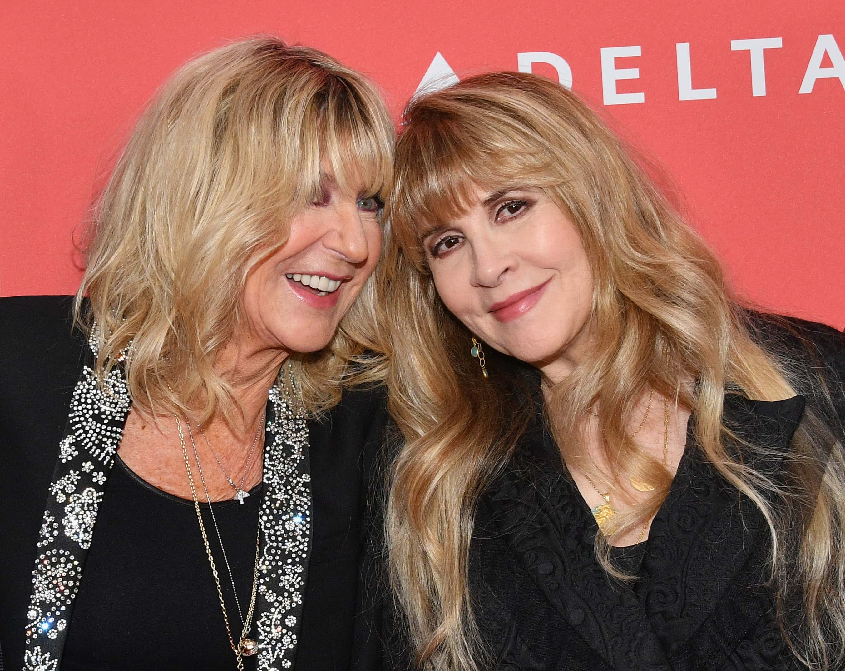 Image Source: Honorees Christine McVie (L) and Stevie Nicks of music group Fleetwood Mac attend MusiCares Person of the Year honoring Fleetwood Mac at Radio City Music Hall on January 26, 2018 in New York City. (Photo by Dia Dipasupil/Getty Images )
