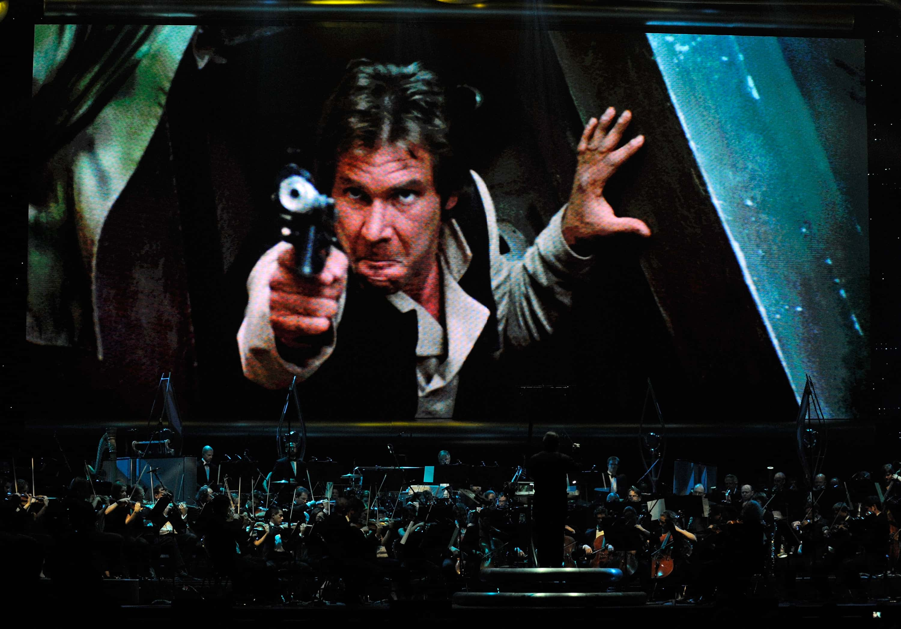 LAS VEGAS - MAY 29: Actor Harrison Ford's Han Solo character from 