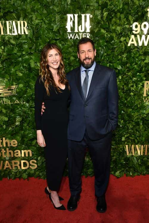 Jackie Sandler and Adam Sandler attend the 2022 Gotham Awards sponsored by FIJI Water and JUSTIN Vineyards & Winery at Cipriani Wall Street on November 28, 2022 in New York City - Getty Images | Noam Galai